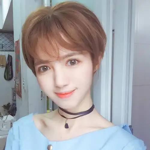 假发女短发自然逼真假发套假头发蓬松帅气bobo头韩国发型空气刘海