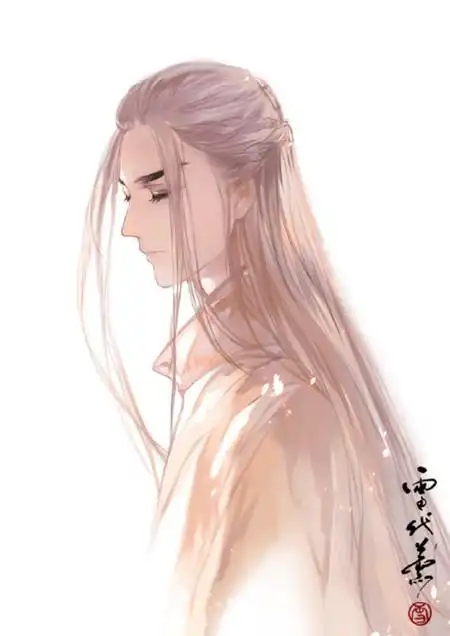 20张白发古风美男图集满头银发真的好迷人美图