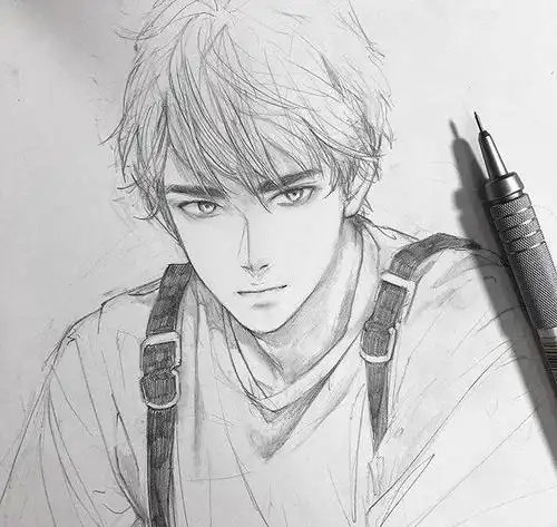 可爱小男孩简笔画图片二次元简笔画男生裸体怎么画小男孩简笔画图片