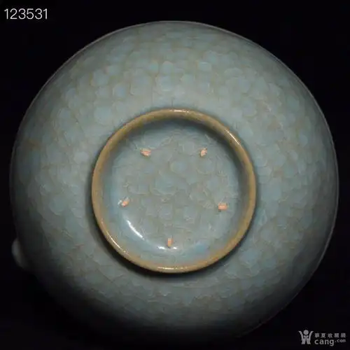 汝窑冰裂纹包口执壶