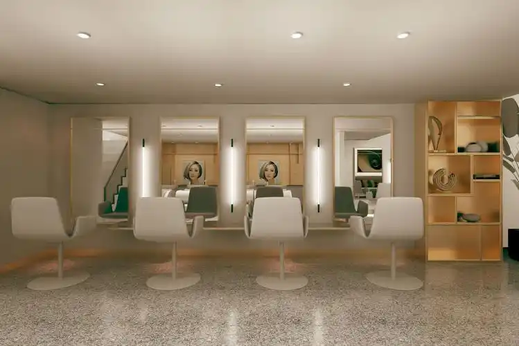 "从头到美"发型屋,方案设计