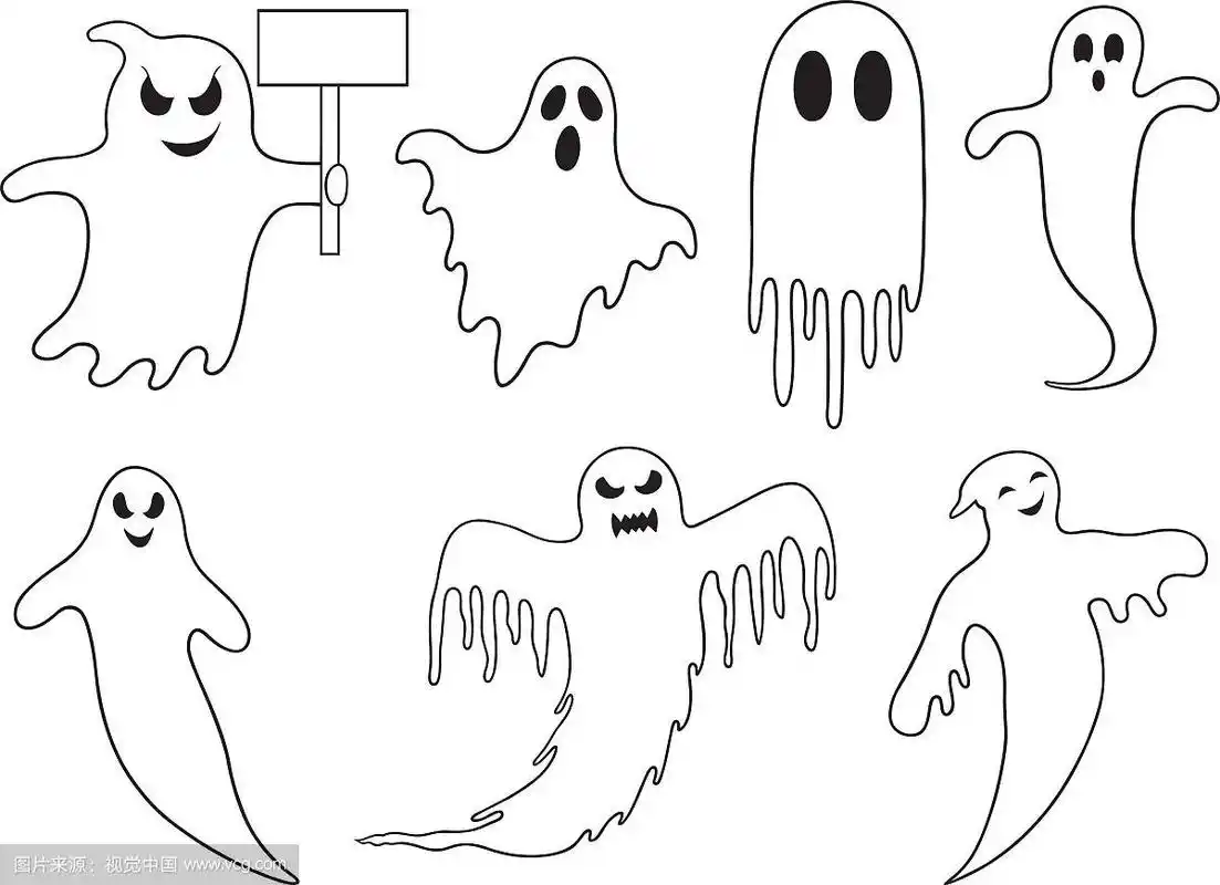 一组不同的鬼魂