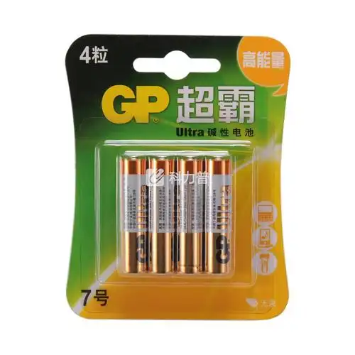 超霸gp 碱性电池 24a-l4 7号 4节/卡