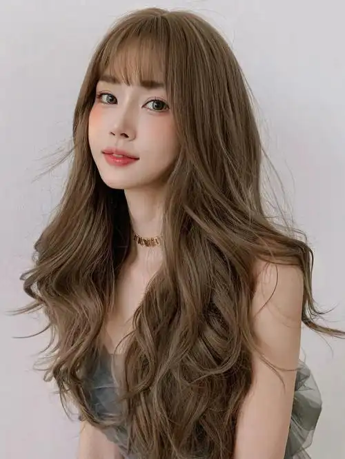 温柔甜美的蜜茶亚麻色