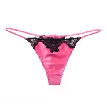 性感方便房事裤衩t字内裤女蕾丝内裤欧美无痕细带t裤系带真人透明情绪