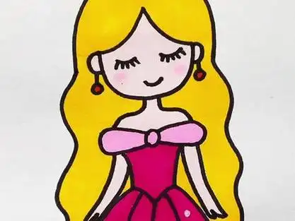 简笔画人物女孩_简笔画人物女孩可爱双马尾_简笔画人物女孩可爱头像