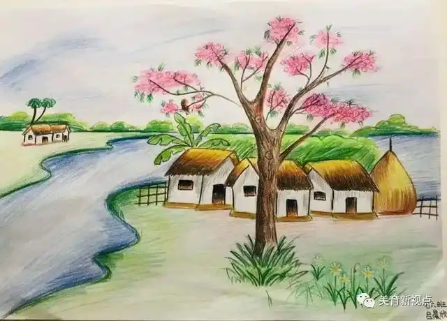 童心绘春天——"庆六一"郑州市二七区初中美术共同体