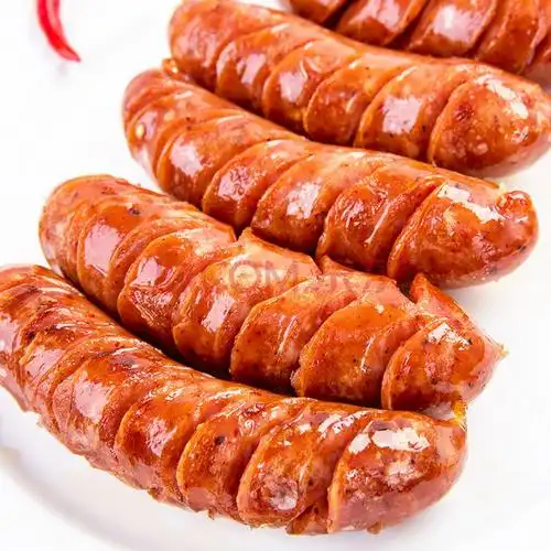 柏慧肉烤肠 速冻肉肠火山石地道肠德式脆皮烤香肠 烤肠麻辣味500g 拍