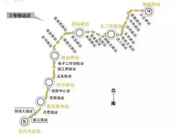 合肥地铁3号线将南延至肥西县城
