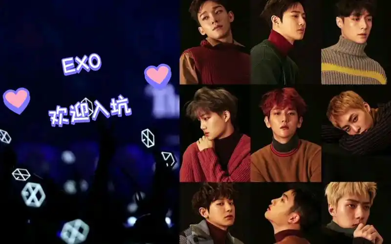 【exo】认人向7815九人九种不同风格 欢迎入坑