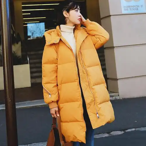 韩都衣舍2018韩版女装冬装新款连帽中长宽松加厚羽绒服jq00848樰