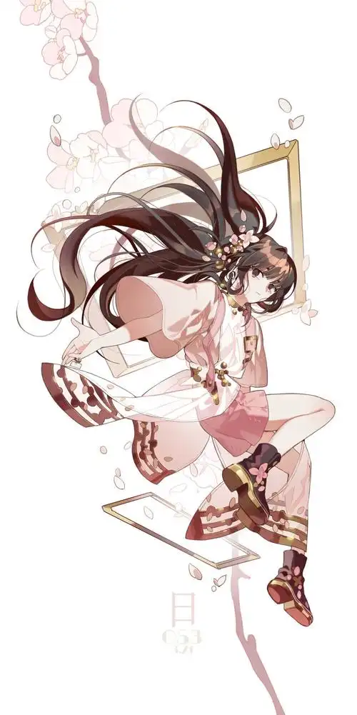 粉色樱花的女孩子 cr:p站/twi……@inha__0147(inha)