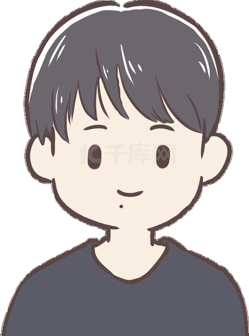 可爱卡通男生卖萌wink眨眼头像vlog动图gif