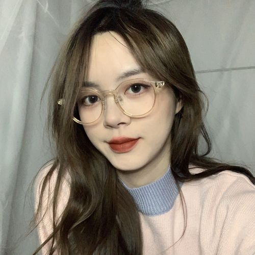 小红多边形眼镜镜框女鹅黄色韩版潮素颜显脸小网红防蓝光镜