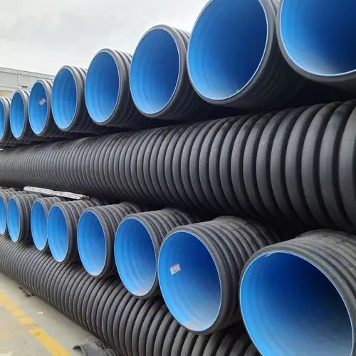 甘肃庆阳hdpe双壁波纹管国标包检测sn8平凉联塑生产厂家直销