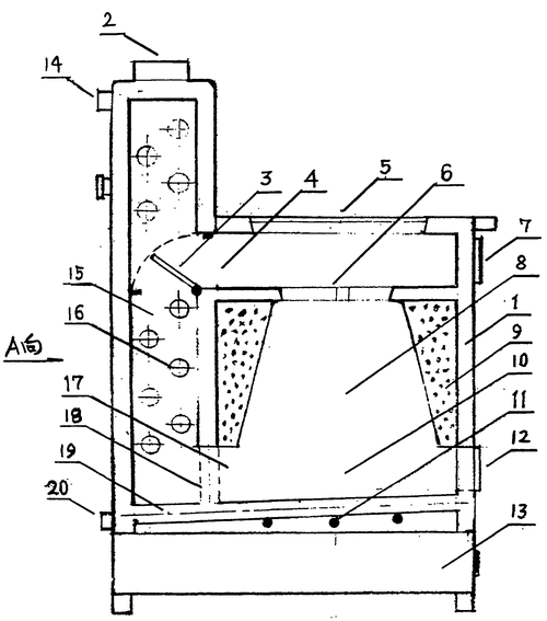 节能无烟炊灶锅炉