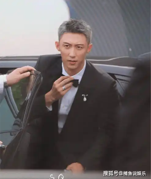 原创黄景瑜生图好帅气染了头发果然气场不一样宛如小说里的霸总