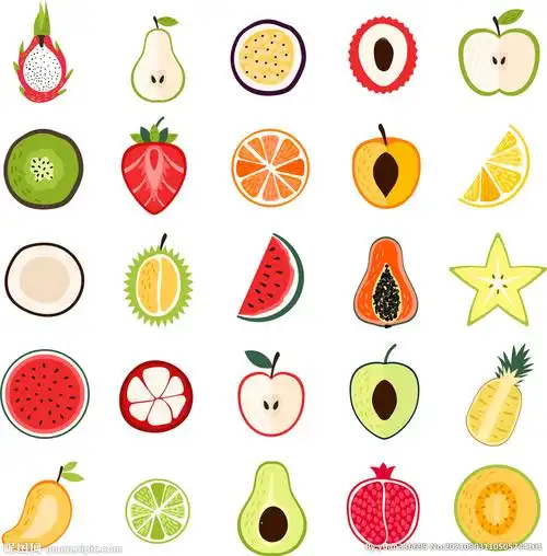rgb40共享分举报收藏立即下载×关 键 词:水果 水果图标 矢量水果