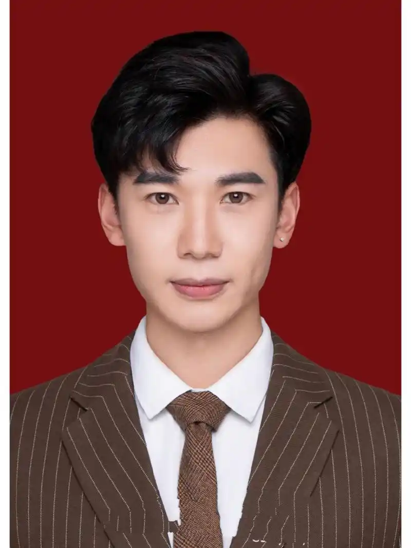 男生证件照|南宁男士精致一寸照 男生精致证件 欢迎约拍