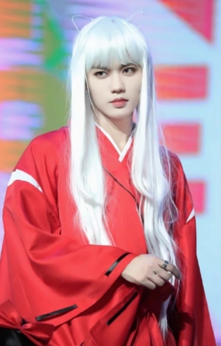 npc红衣造型,justin惊艳,蔡徐坤被称为绝版的红玫瑰!