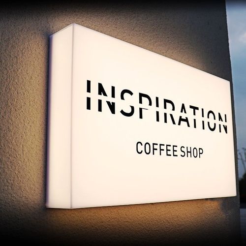 亚克力灯箱广告牌户外门头网红发光创意招牌悬挂通体led美甲