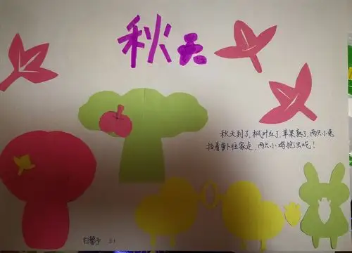 美丽对称图形手抄报