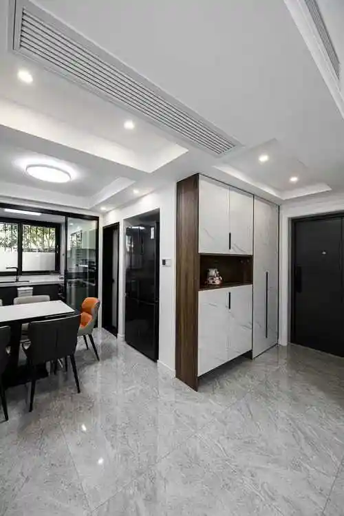 宝山区康泰东苑105平现代简约风格三室户装修效果图