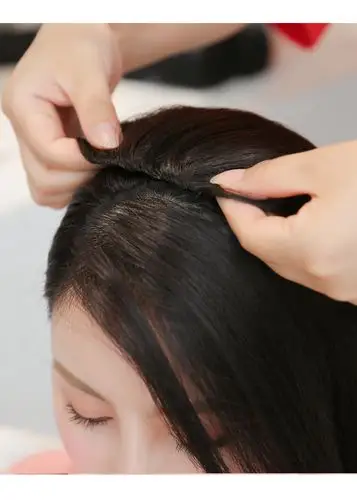 头顶蓬松垫发片 真发发片垫发根 蓬松器隐形无痕 补发增厚假发片