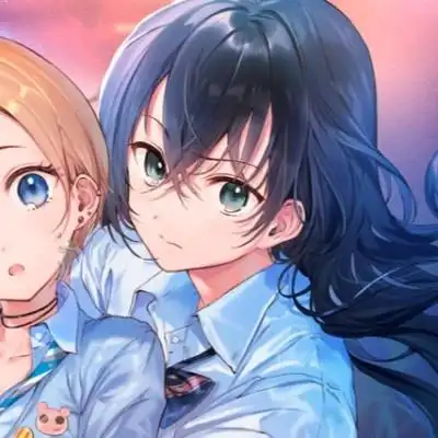 亲姐妹二人卡通头像