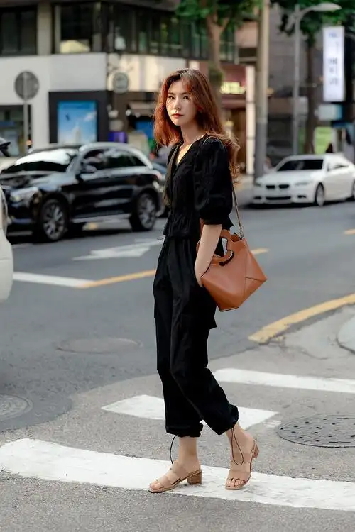 实拍街拍韩国街拍