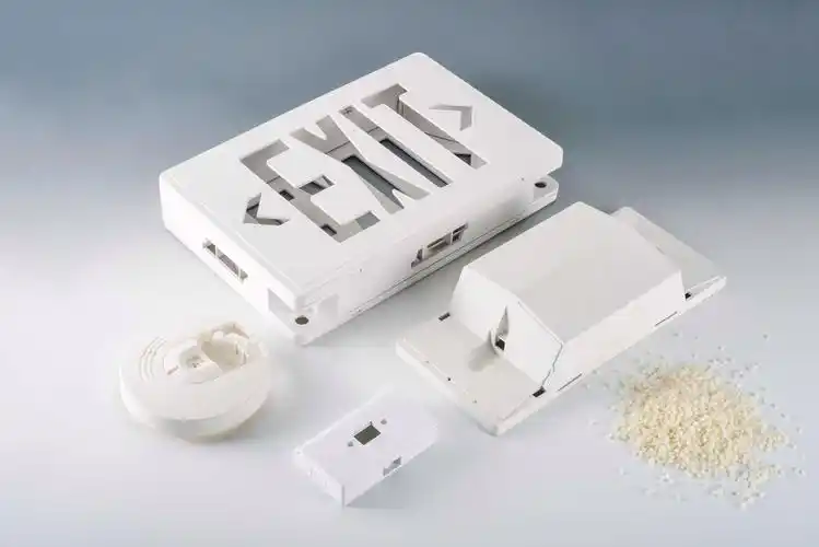 烟雾报警器 安全出口 等安防产品-应用产品-阻燃abs_抗uv塑料_定制抗