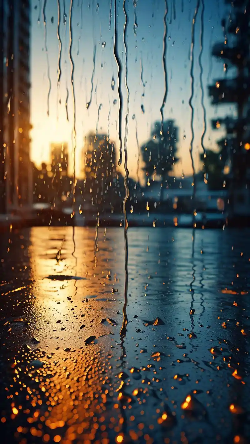 下雨天窗外美景,壁纸界的治愈系9715 下雨天,窗外的世界总是别有