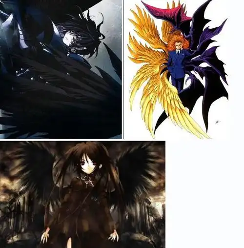 跪求几张6翼或12翼的堕落天使的图片!