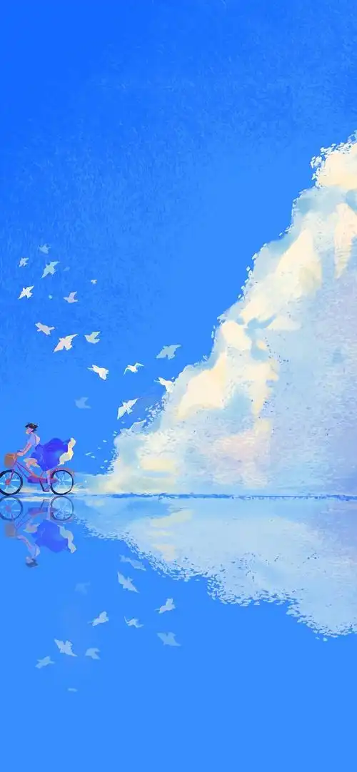 有哪些好看的全面屏手机壁纸或微信聊天背景图片?