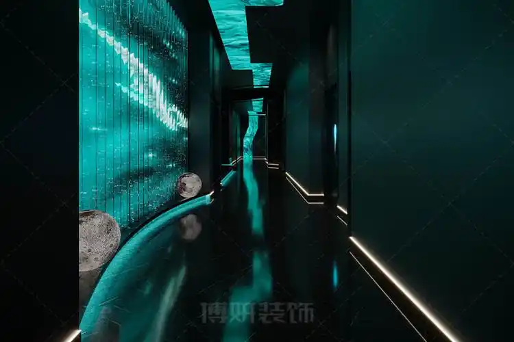 昆明足浴会所装潢设计公司,昆明高级足浴会所装修效果图,昆明装修公司