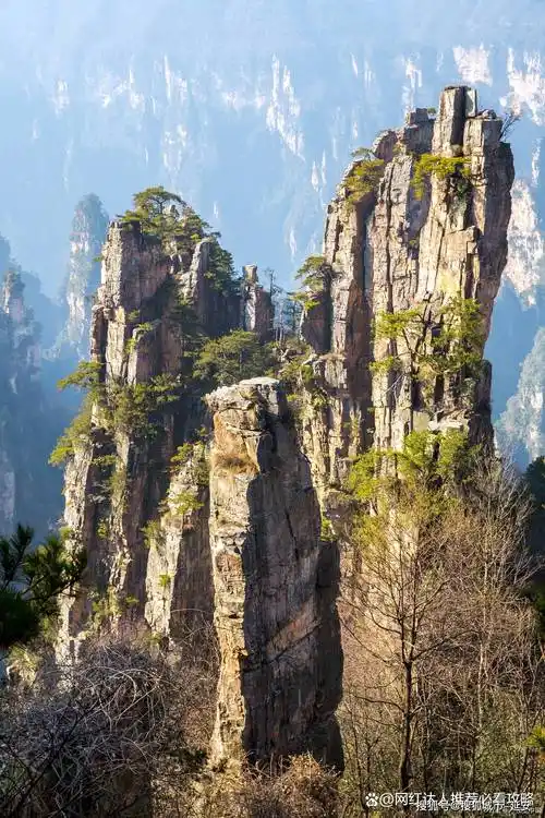 张家界的武陵源和喀斯特地貌,宛如一幅绝美的画卷,让人沉醉其中.