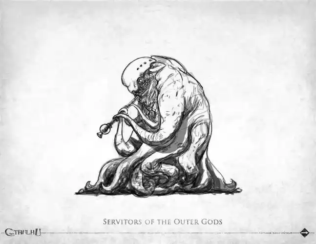 克苏鲁图集第二弹图多黑白稿同适合临摹