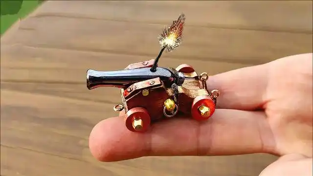 牛人奇思妙想,用螺栓自制超级"大炮",点燃引线后好戏开场了!