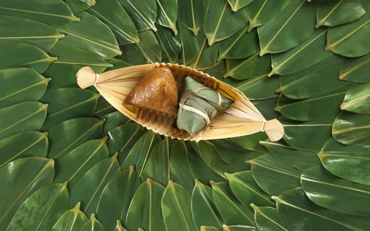 端午节美味粽子图片桌面壁纸