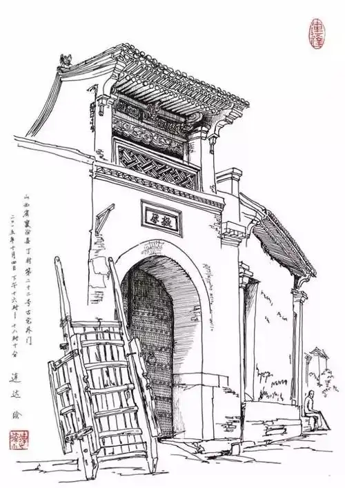 他用20年画下1000座古建,成了破庙专业户|古寺|古迹|古建筑|山西省