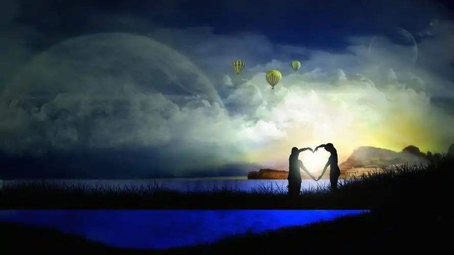 爱情美图唯美温馨爱心幸福