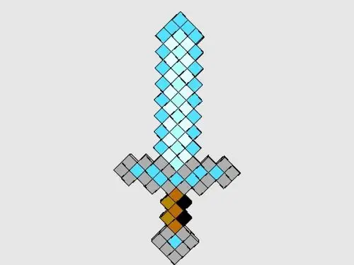 我的世界 钻石剑