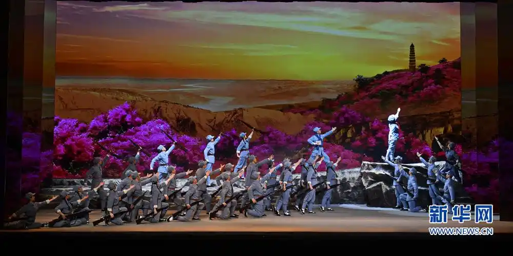 安溪高甲红色剧目《莫耶·延安颂》剧照.