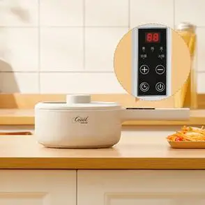 新品总裁小姐快煮锅家用电炒锅一体e多功能炒锅宿舍电火锅小家电