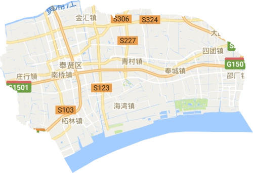 奉贤区高清电子地图