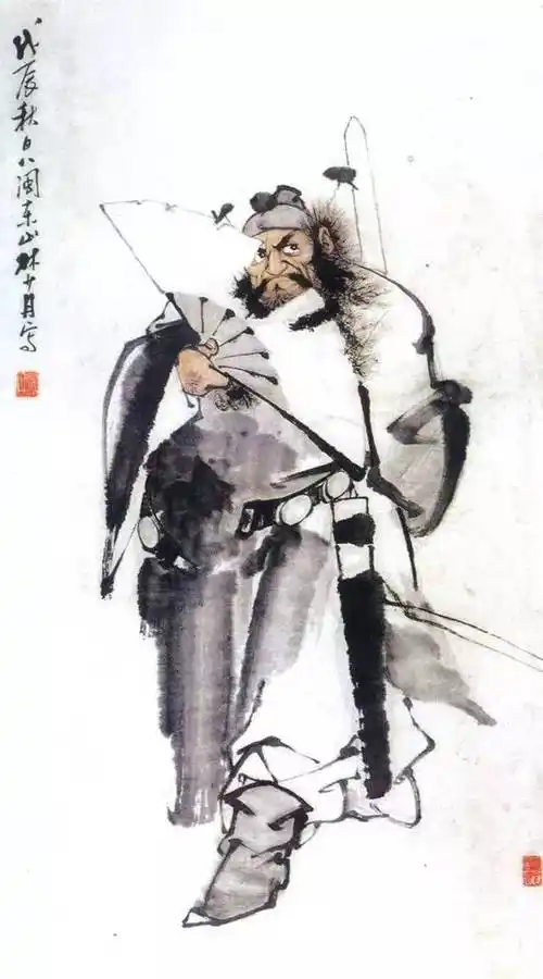 名家笔下形态各异的国画钟馗欣赏