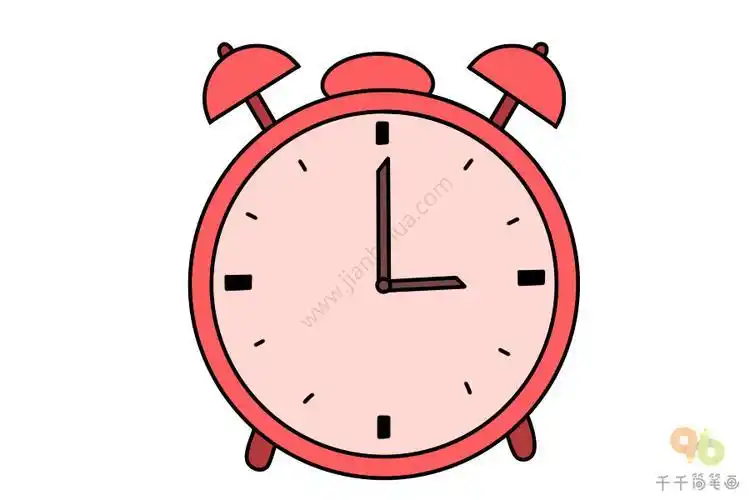 儿童画简笔画画钟表