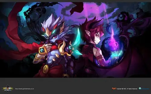 二次元格斗网游《永恒冒险》炫酷桌面壁纸