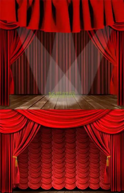 舞台幕布桌面背景图片高清