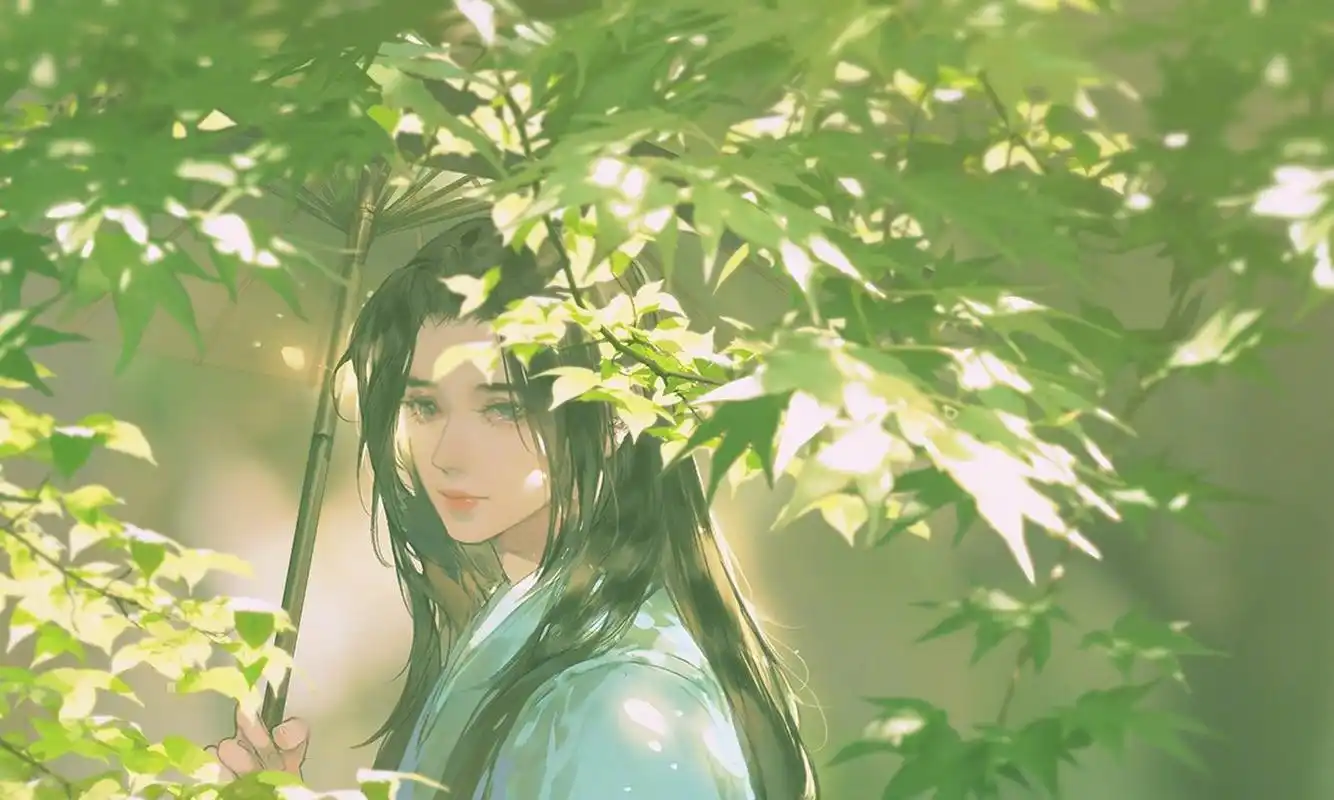 古风动漫壁纸,插画 这个画风也很好看呢.